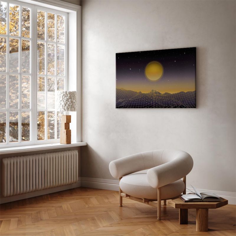 Artgeist futuristisk landskab 60 x 40 cm italiensk lærred 1 stk