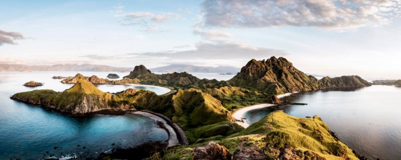 Canvasbillede 60 x 150 cm Views Komodo