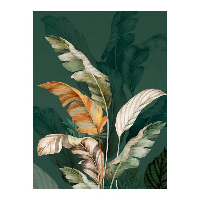 Canvasbillede Botanic Green 60 x 80 cm