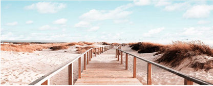 Canvasbillede Clear Beach 60 x 150 cm