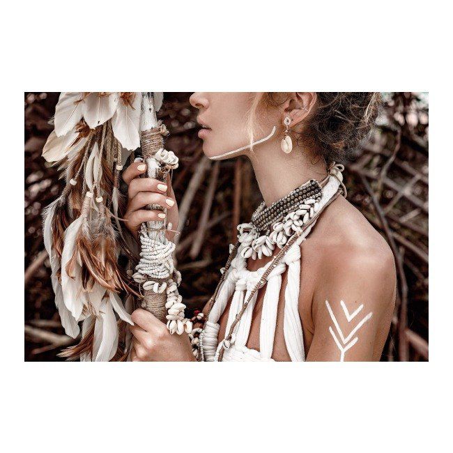 Canvasbillede Dreamcatcher Girl 85 x 113 cm