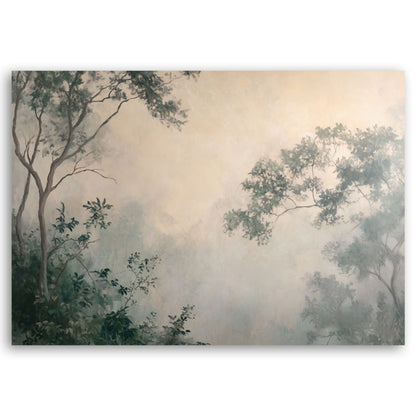 Billede til stue og soveværelse Feeby Skov i tåge Beige 120x80 cm 1 stk