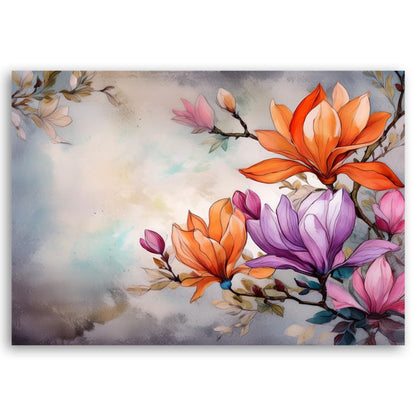 Billede til stue og soveværelse Feeby Magnolia Blomst Abstrakt 60 x 40 cm 1 stk