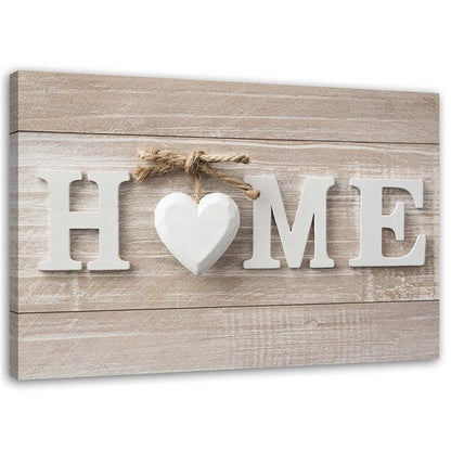 Billede til soveværelse og stue Feeby Home Shabby chic Beige 60x40 cm 1 stk