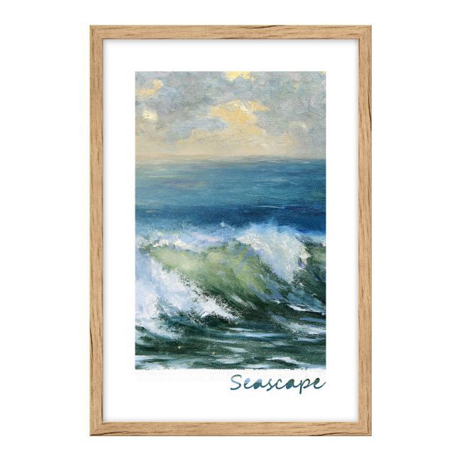 Billede Bølger 60 x 90 cm
