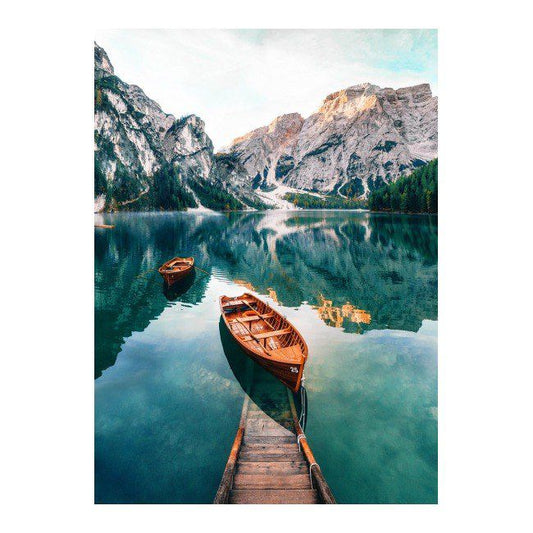 Glasspik Tyrol Boat billede 50 x 70 cm