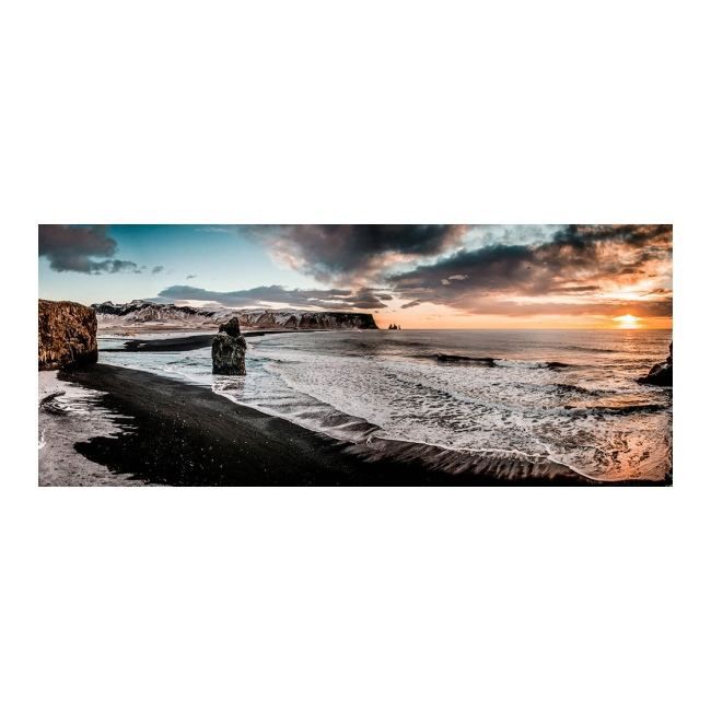 Glasspik Vik View billede 50 x 125 cm
