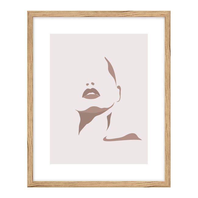 Billede Kvinde 40 x 50 cm grafik 2