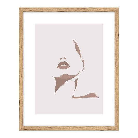Billede Kvinde 40 x 50 cm grafik 2