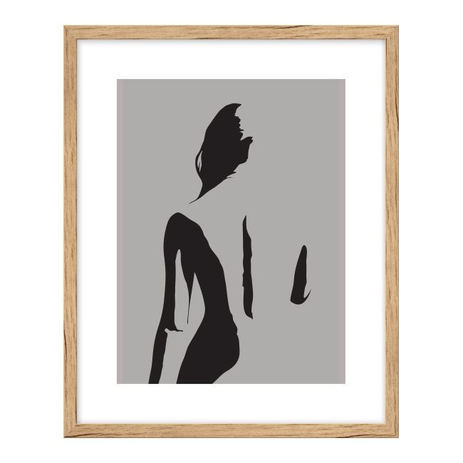 Billede Kvinde 40 x 50 cm grafik 3