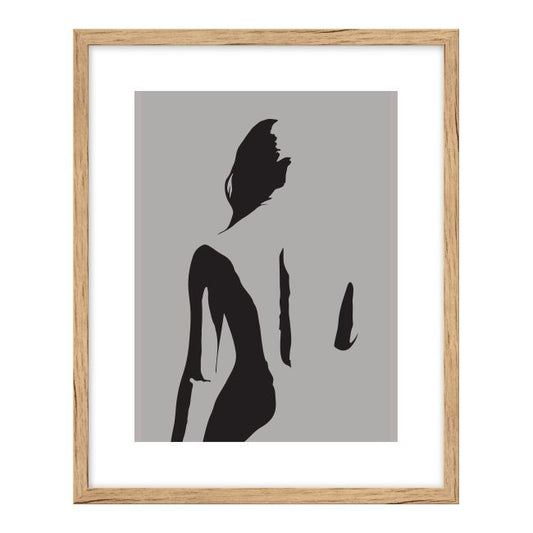 Billede Kvinde 40 x 50 cm grafik 3