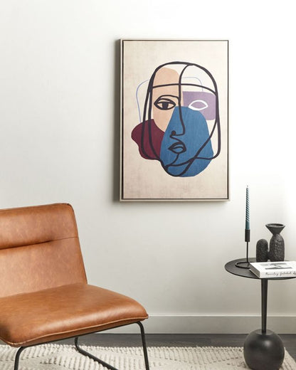 Binetto rektangulært lærredsbillede 63 x 99 cm kvindelig farverig 1 stk.