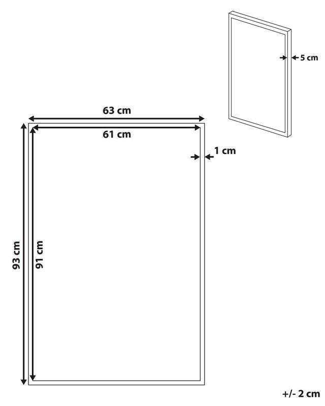 Binetto rektangulært lærredsbillede 63 x 99 cm kvindelig farverig 1 stk.
