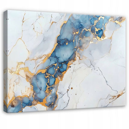 Canvasbillede WALLARENA 100x70 cm Vægdekoration til soveværelse, stue og køkken Abstrakt marmor 1 stk.