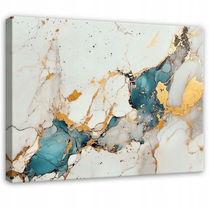 Canvas-billede WALLARENA 120x80 cm vægdekoration til soveværelse, stue og køkken abstrakt marmor 1 stk.