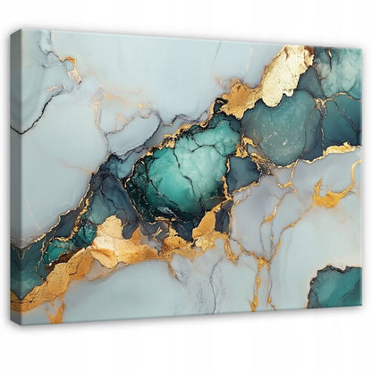 Canvas-billede WALLARENA 120x80 cm vægdekoration til soveværelse, stue og køkken abstrakt marmor 1 stk.