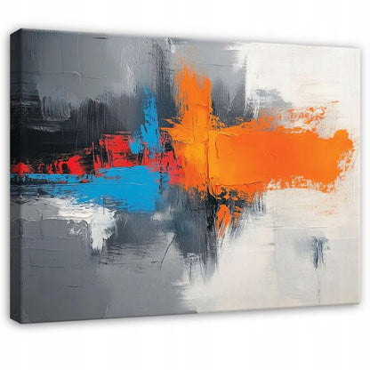 Canvas-billede WALLARENA 60x40 cm vægdekoration til soveværelse, stue og køkken abstrakt loftstil 1 stk.