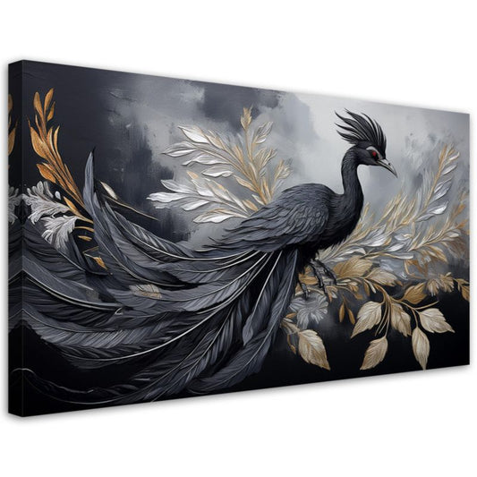 Lærredsbillede Feeby 80x40 cm Fugl Paw Dyr Glamour 1 stk.