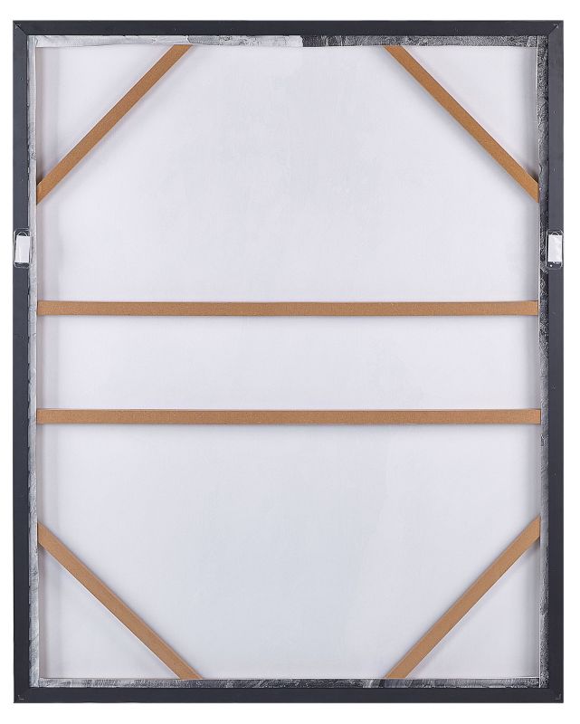 Rektangulært lærredsbillede Jesi 83 x 103 cm abstrakt grå 1 stk.