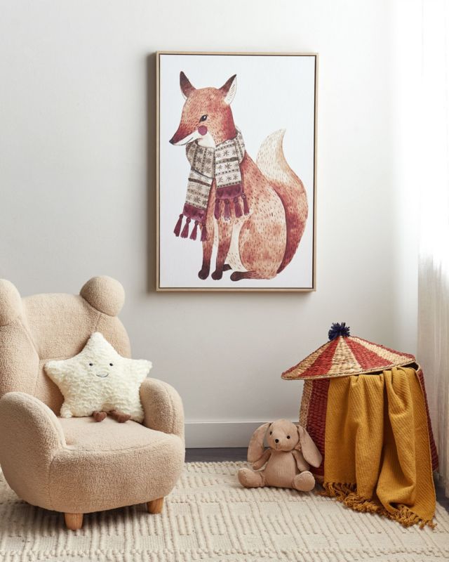 Muccia rektangulært lærredsbillede 63 x 99 cm dyremotiv brun 1 stk.