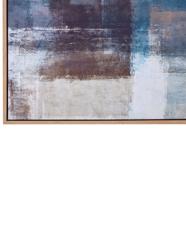 Pulsano rektangulært lærredsbillede 83 x 103 cm abstrakt farverigt 1 stk.