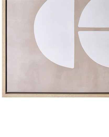 Rektangulært lærredsbillede Racale 63 x 93 cm abstrakt beige 1 stk.