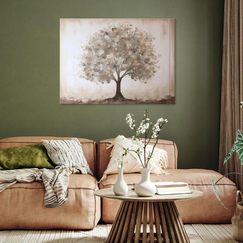 Canvasbillede WALLARENA 100x70 cm til stue, soveværelse og køkken - abstrakt vintage, 1 stk.