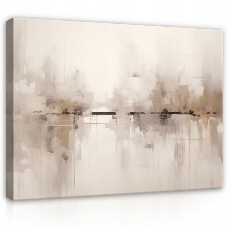 Vægmaleri på lærred WALLARENA 120x80 cm til stue, soveværelse, køkken, abstrakt loftstil, 1 stk.