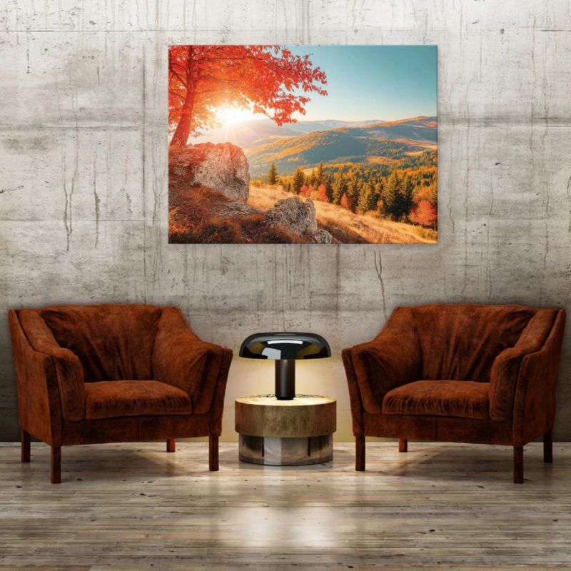 Vægmaleri på lærred WALLARENA 120x80 cm til soveværelse og stue Naturlandskab 1 stk.