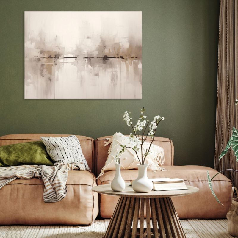 Vægmaleri på lærred WALLARENA 60x40 cm til stue, soveværelse og køkken – abstrakt loftstil, 1 stk.