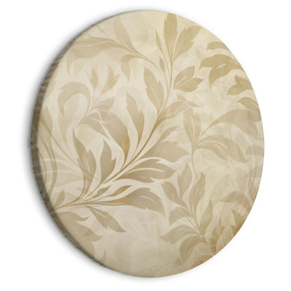 Ovalt billede Artgeist Botanisk motiv 40 x 40 cm italiensk lærred 1 stk