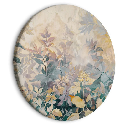 Ovalt billede Artgeist gobelinkunst 80 x 80 cm italiensk lærred 1 stk