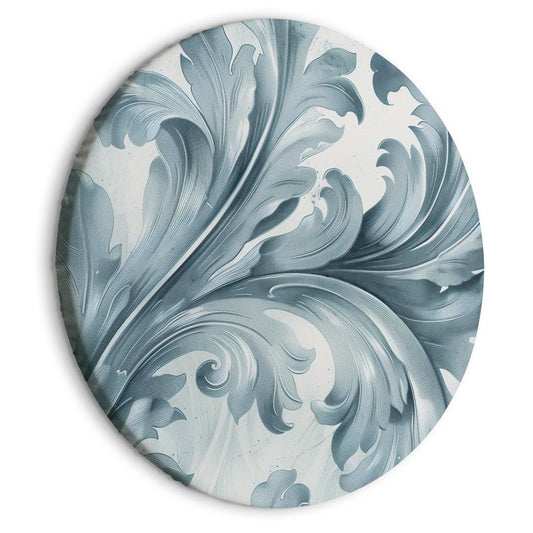 Ovalt billede Artgeist Stenornamenter 40 x 40 cm italiensk lærred 1 stk
