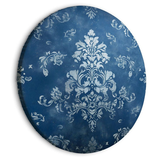 Ovalt billede Artgeist Ornament retro 40 x 40 cm italiensk lærred 1 stk