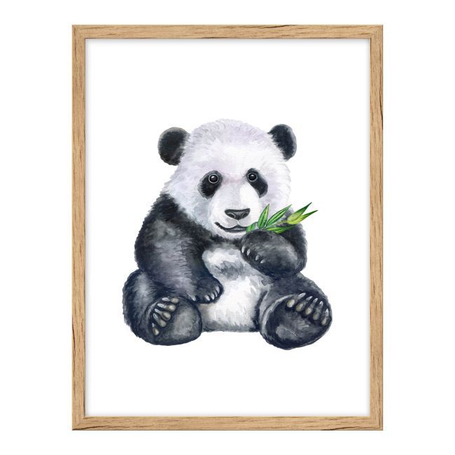 Billede Panda 30 x 40 cm