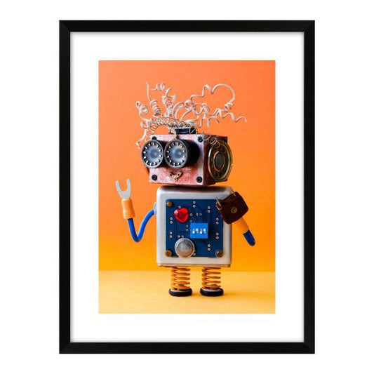 Billede Robot orange 30 x 40 cm