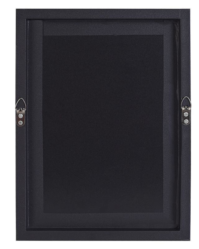 Ferate rektangulært billede i ramme 30 x 40 cm abstrakt blå 1 stk.