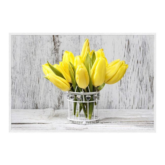 Billede Gule Tulipaner 60 x 90 cm