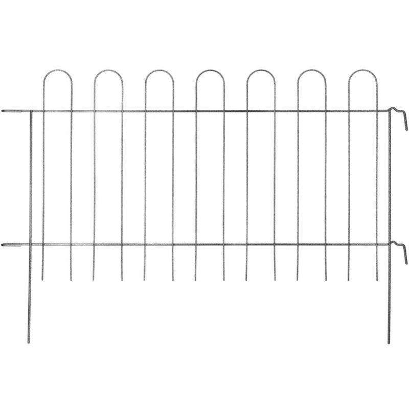 KADAX kantbeskytter Metalhavehegn 99 cm Havehegn Dekoration 1 stk.