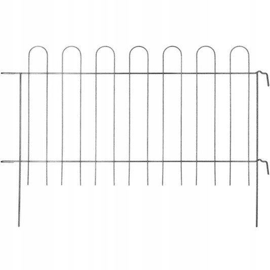 KADAX kantbeskytter Metalhavehegn 99 cm Havehegn Dekoration 1 stk.