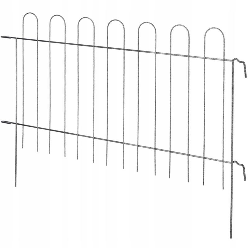 KADAX kantbeskytter Metalhavehegn 99 cm Havehegn Dekoration 1 stk.