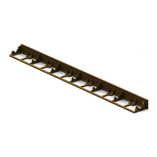 Brunt kantbånd 1025 x 78 x 45 mm, 2 stk.