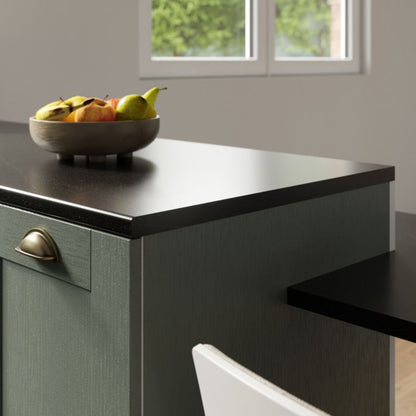 ABS-kantliste til bordplade 30 mm 2,4 m mørk sten