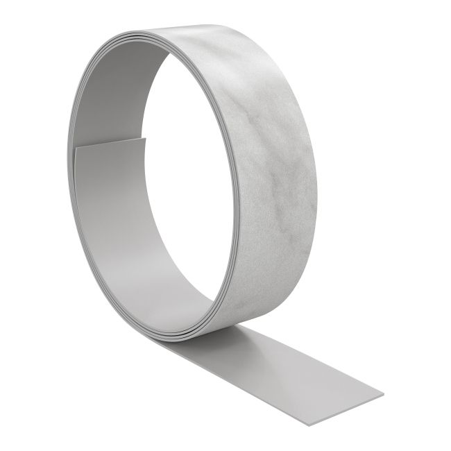 GoodHome Kala ABS-kantliste til bordplade 42 mm 3 m hvid marmor