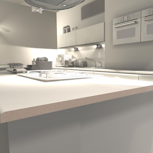 Kantliste til bordplade Biuro Styl 018L 32 mm chip sand 0,61 m