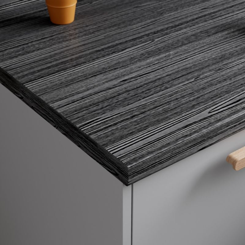 Obrzeże Blatowe Neutral Black Wood Linea 1x42x3000 mm