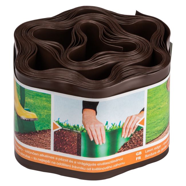 Cellfast havekant 10 cm x 9 m i brun