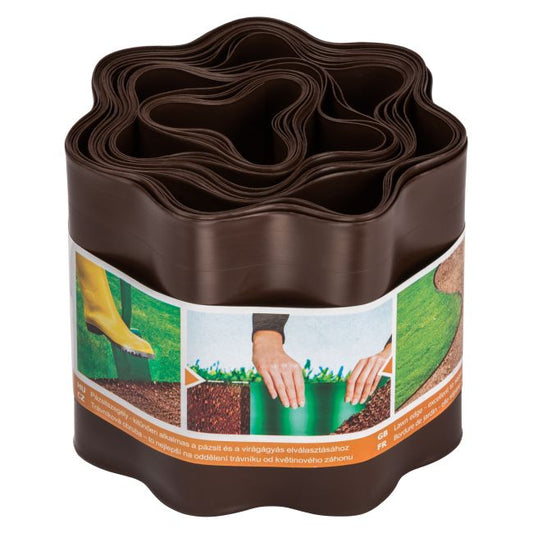 Cellfast havekant 15 cm x 9 m brun