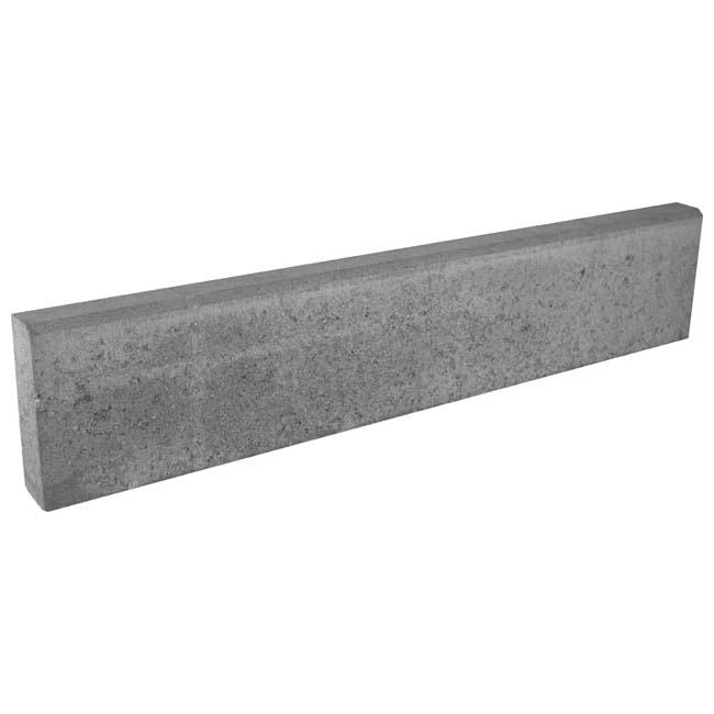 Græskant Polbruk 20 x 6 x 100 cm grå