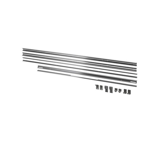 GoodHome Atomia skydedørsramme med 200 cm skinner